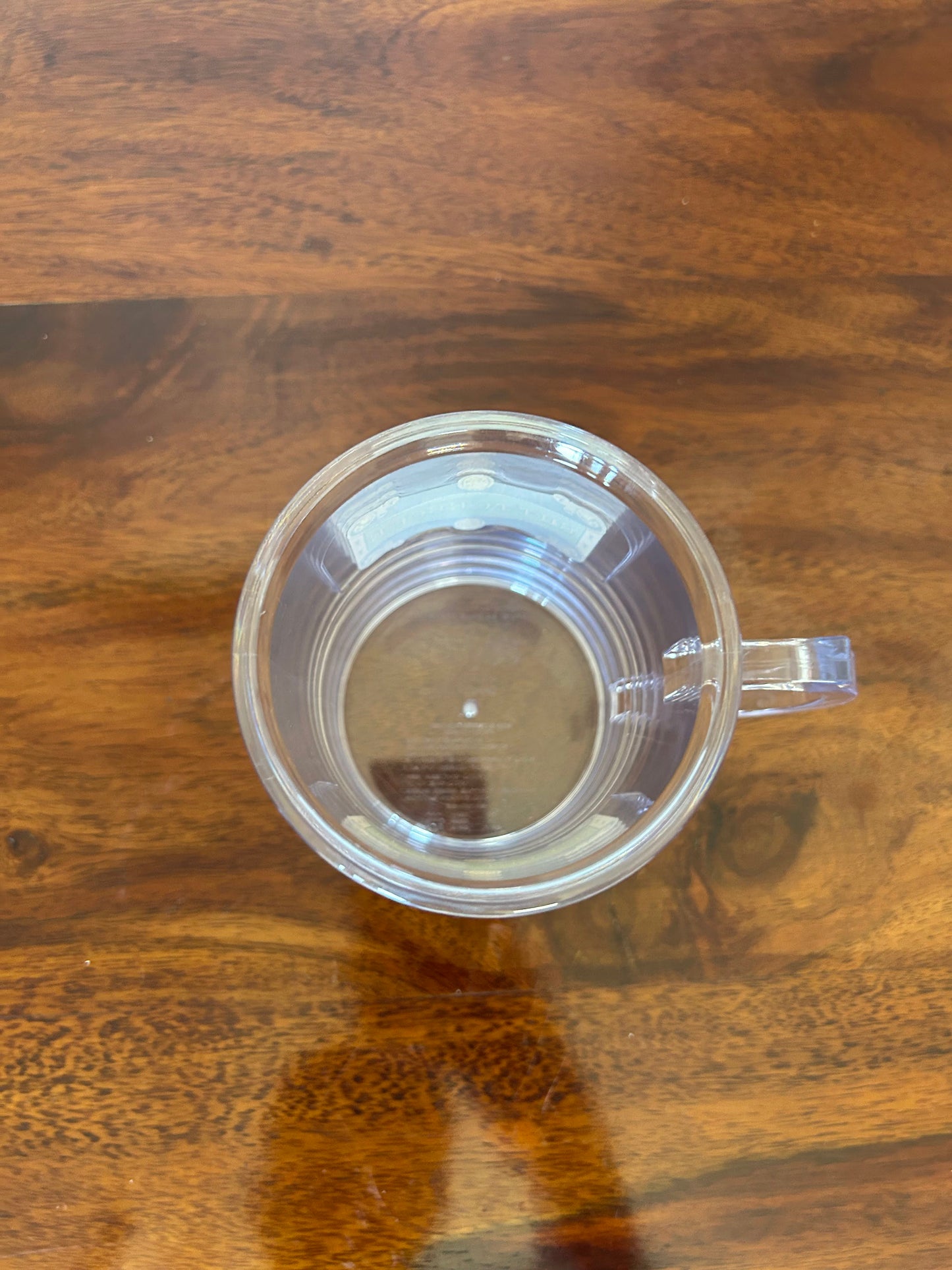 bear mug in plastic