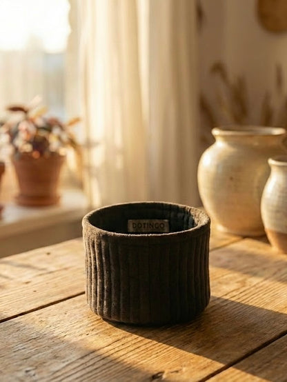 Tiny quilted basket