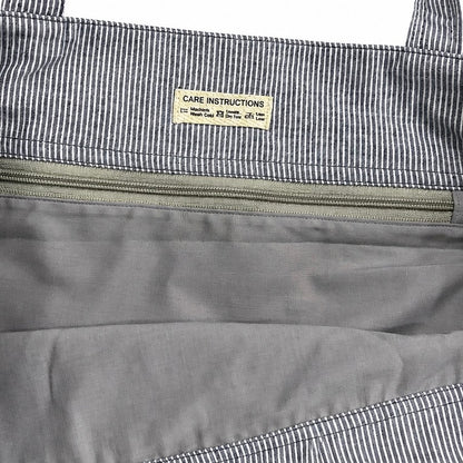 Everyday Striped Tote Bag (Blue)