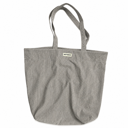 Everyday Striped Tote Bag (Grey)