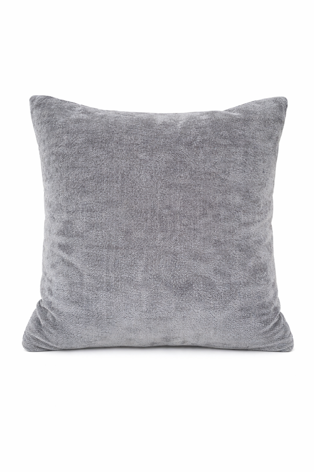 Grey Velvet Plush Cushion