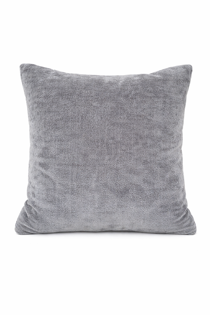 Grey Velvet Plush Cushion