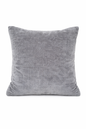 Grey Velvet Plush Cushion