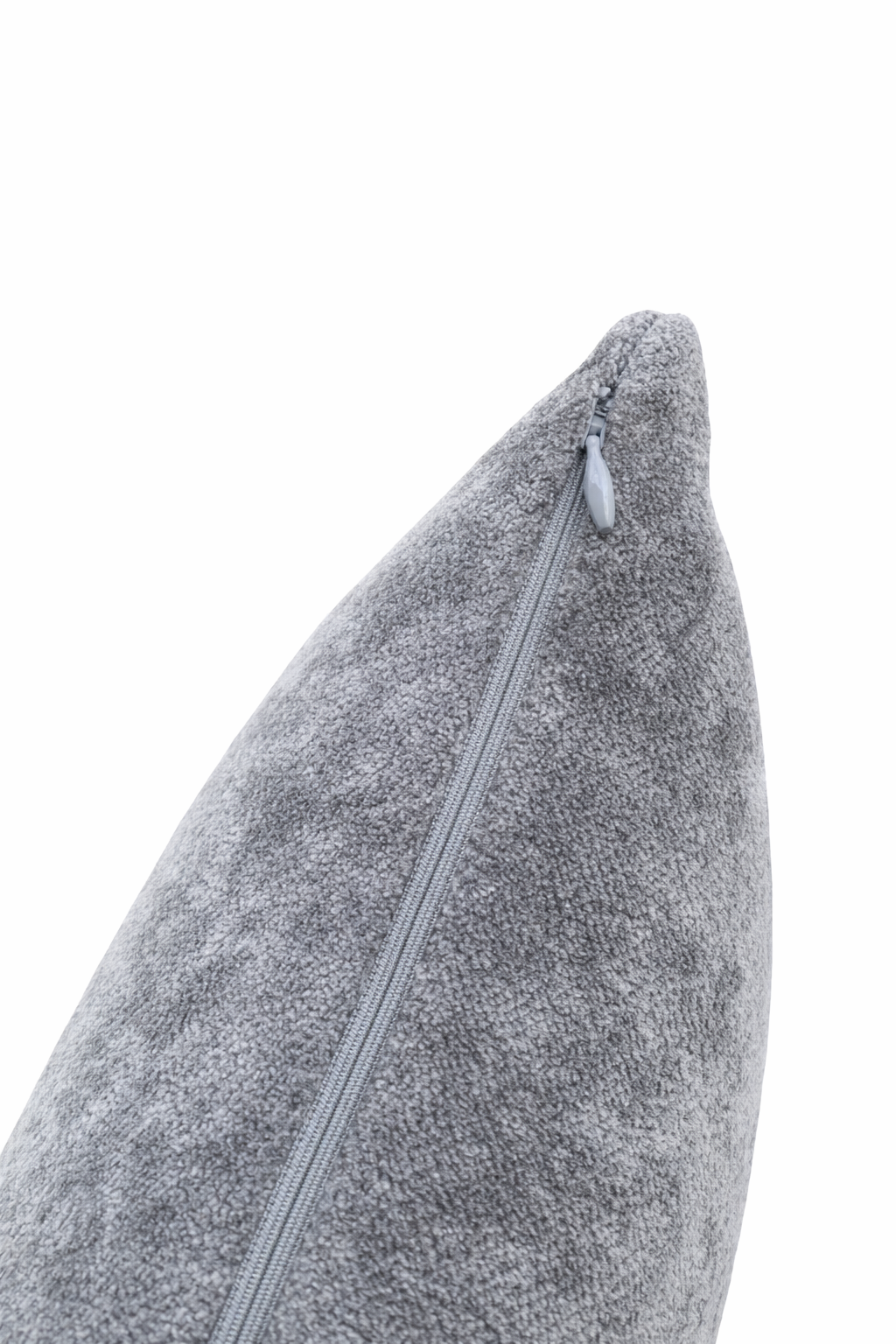 Grey Velvet Plush Cushion