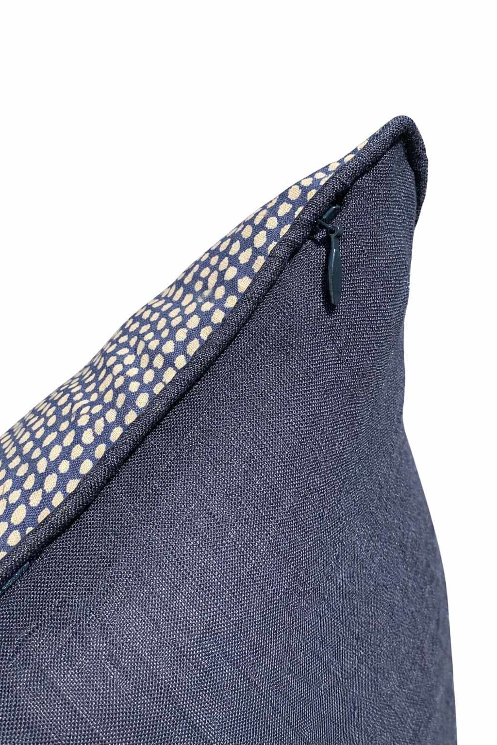 Blue Linen Cushion Cover