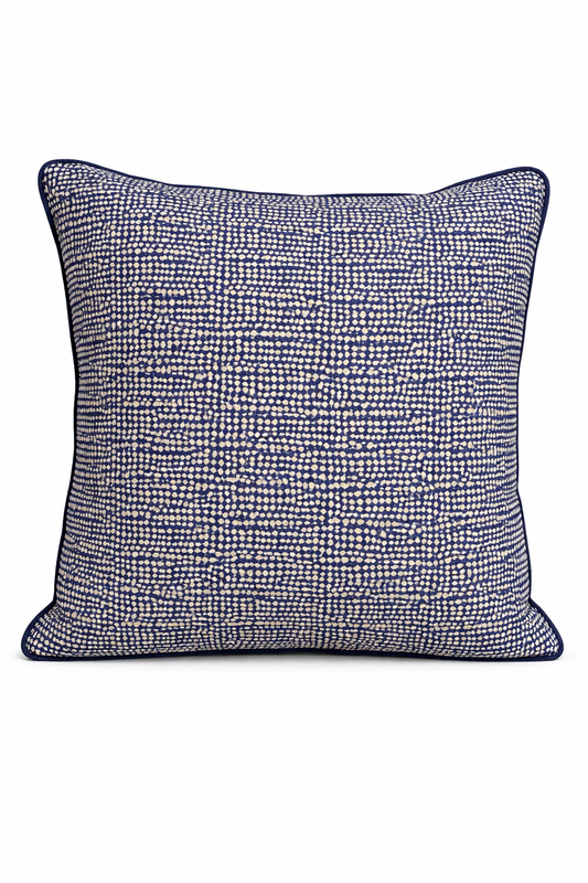 Blue Linen Cushion Cover