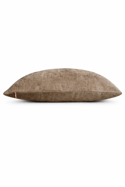 Earthtone plush cushion