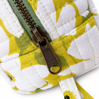 Daffodil quilted pouch