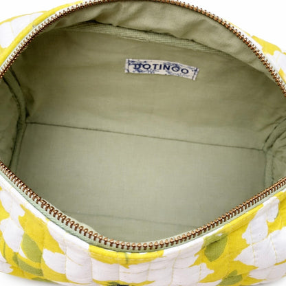 Daffodil quilted pouch