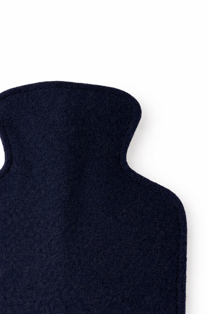 Navy Blue Hot Water Bottle Cover