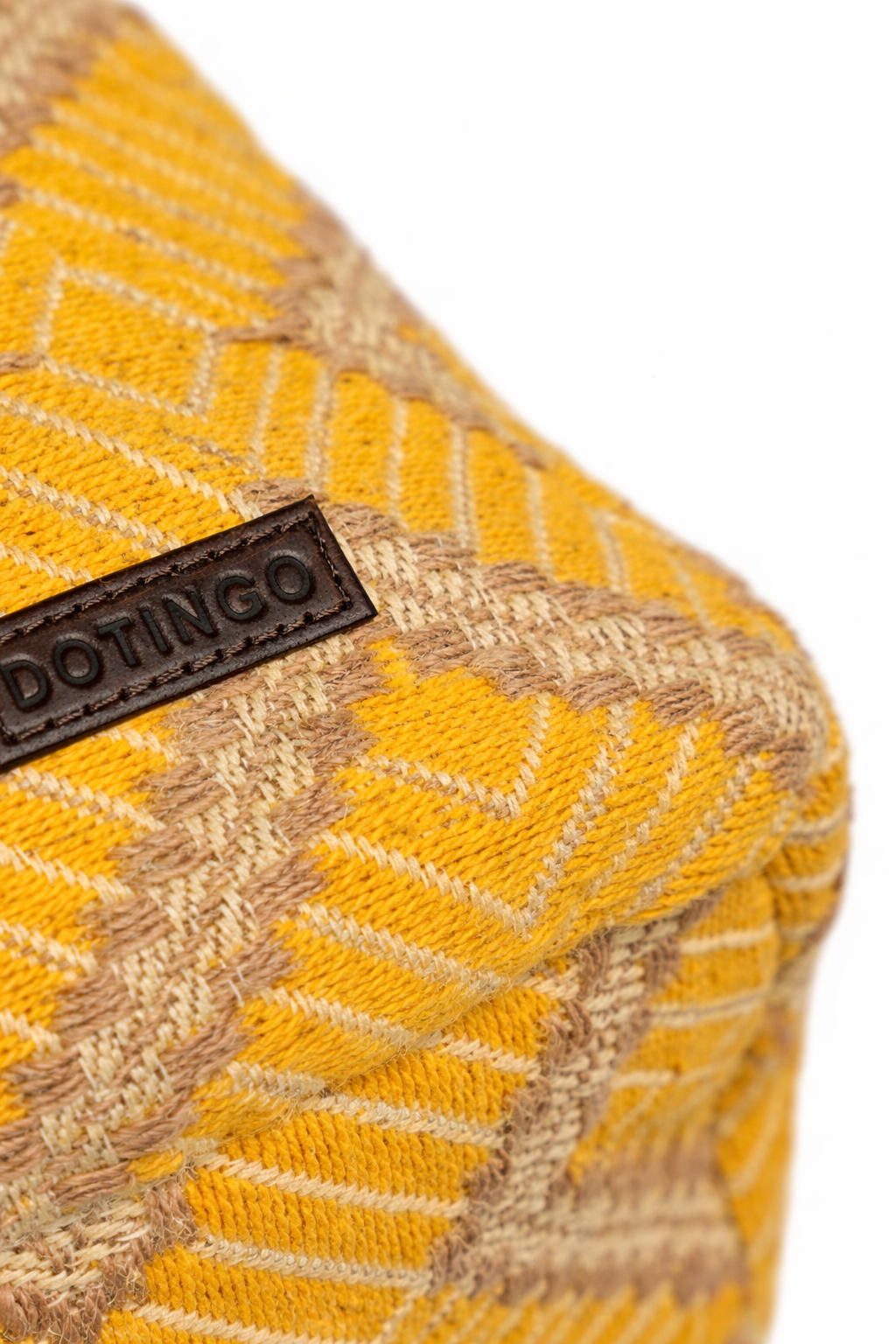 Mustard Mesh Oversized Tote