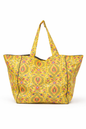Yellow Large fabric Tote Bag