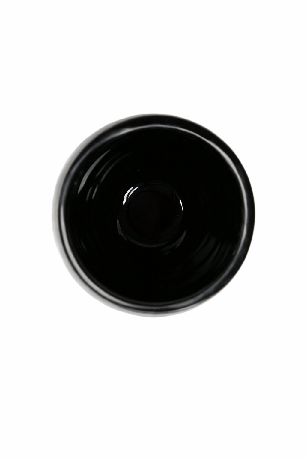 Midnight Black Angled Key Pot