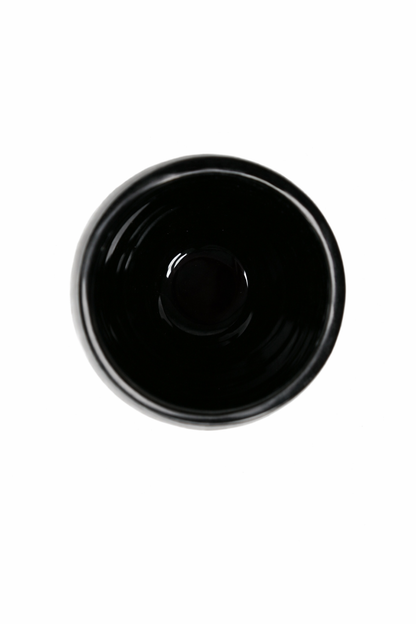 Midnight Black Angled Key Pot