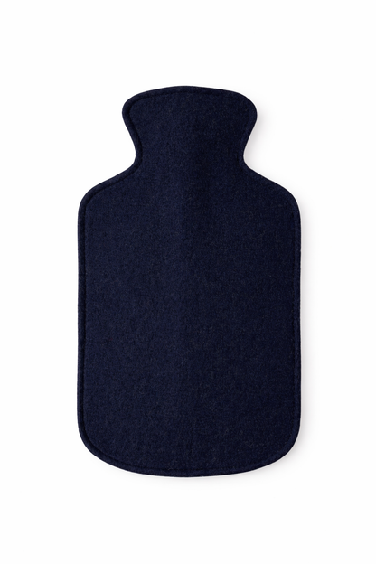 Navy Blue Hot Water Bottle Cover