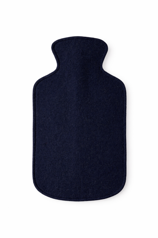 Navy Blue Hot Water Bottle Cover
