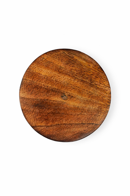 Lotus bloom handcrafted incense holder disc