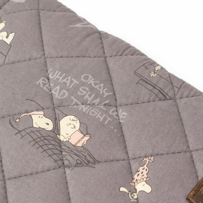 Steel Grey Quilted Ipad Sleeve