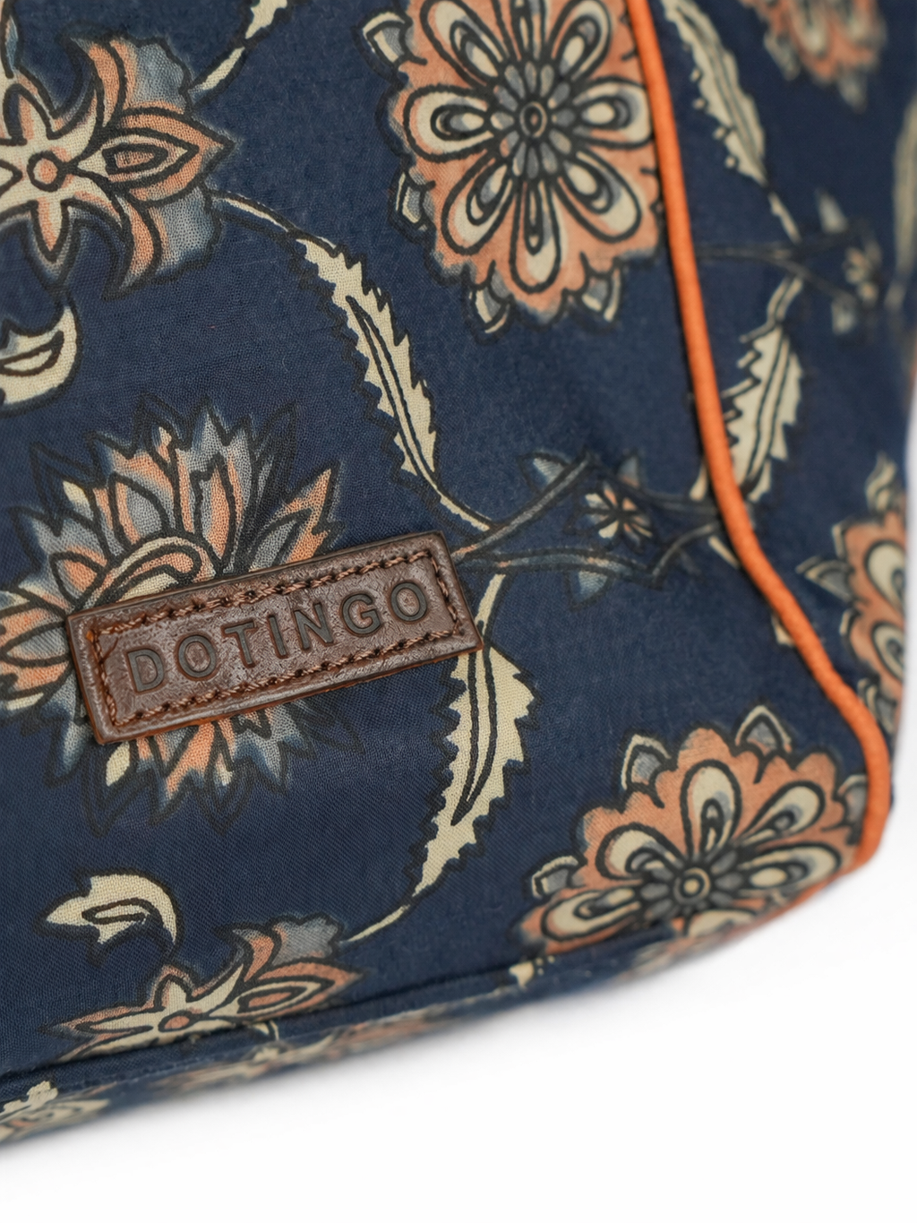 Blue Large fabric Tote Bag