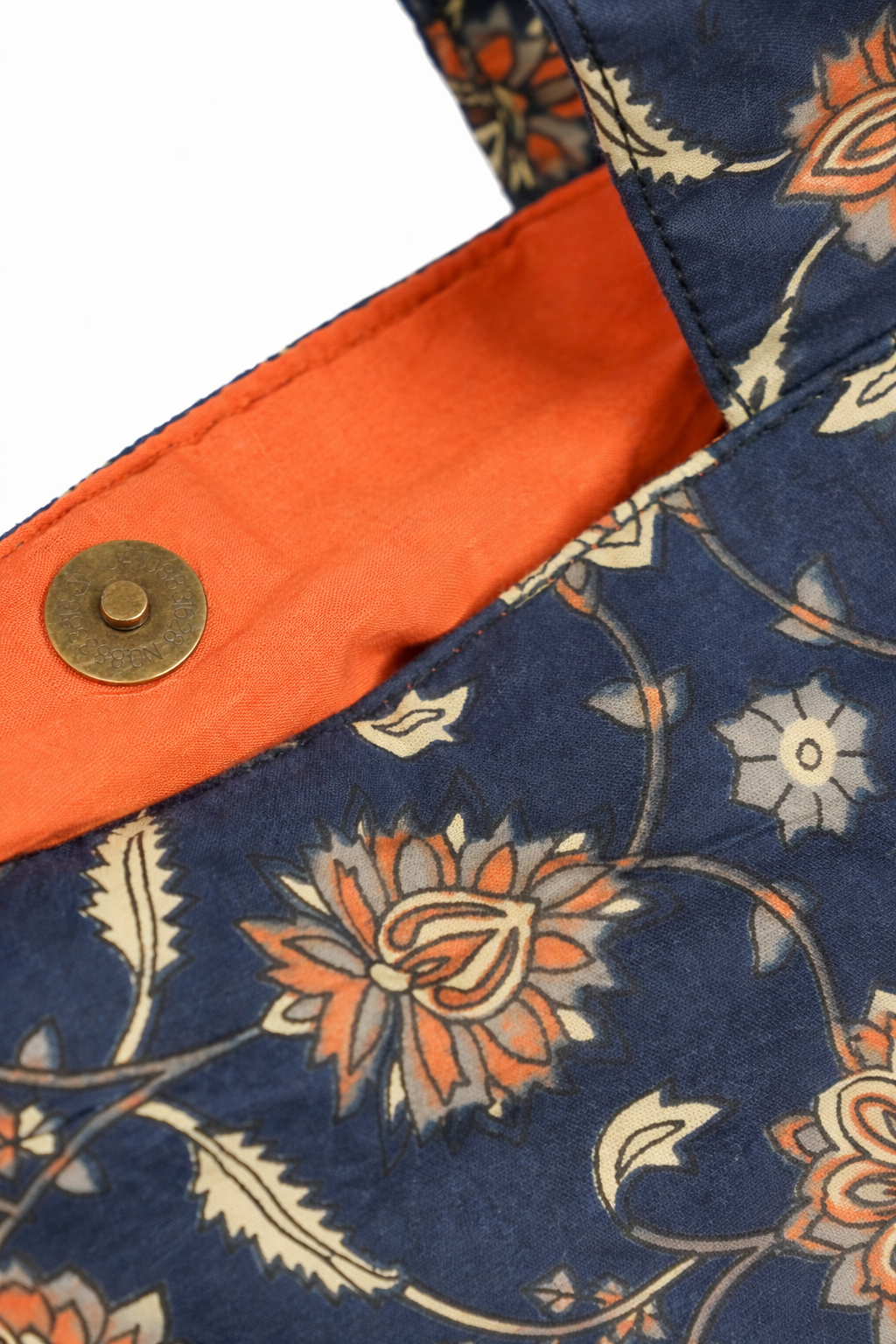 Blue Large fabric Tote Bag