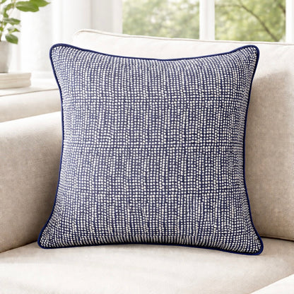 Blue Linen Cushion Cover