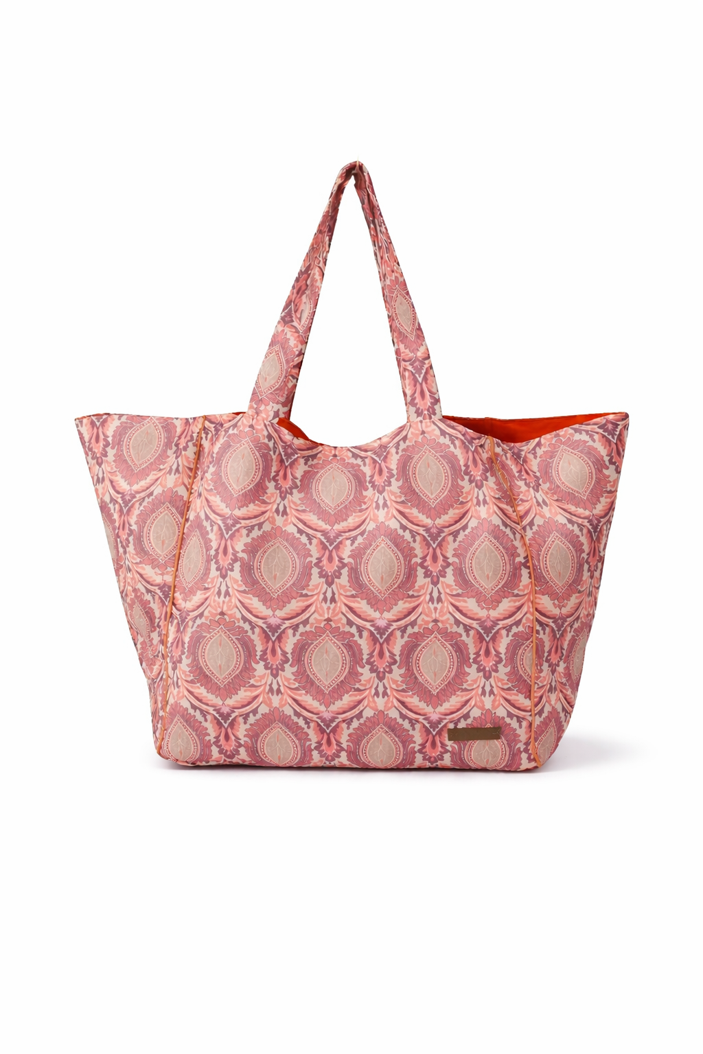 Peach Large fabric Tote Bag