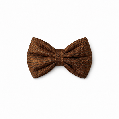 Golden brown party bow (small)