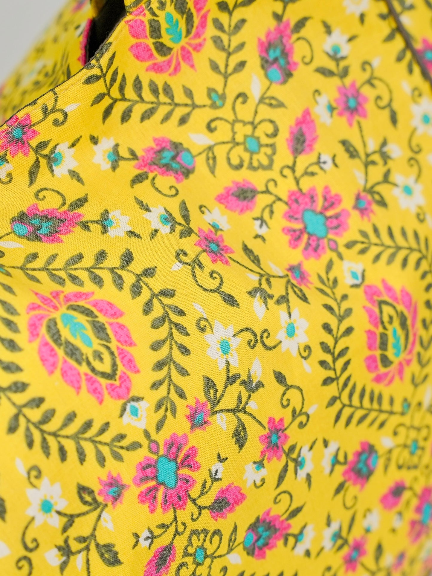 Yellow Large fabric Tote Bag