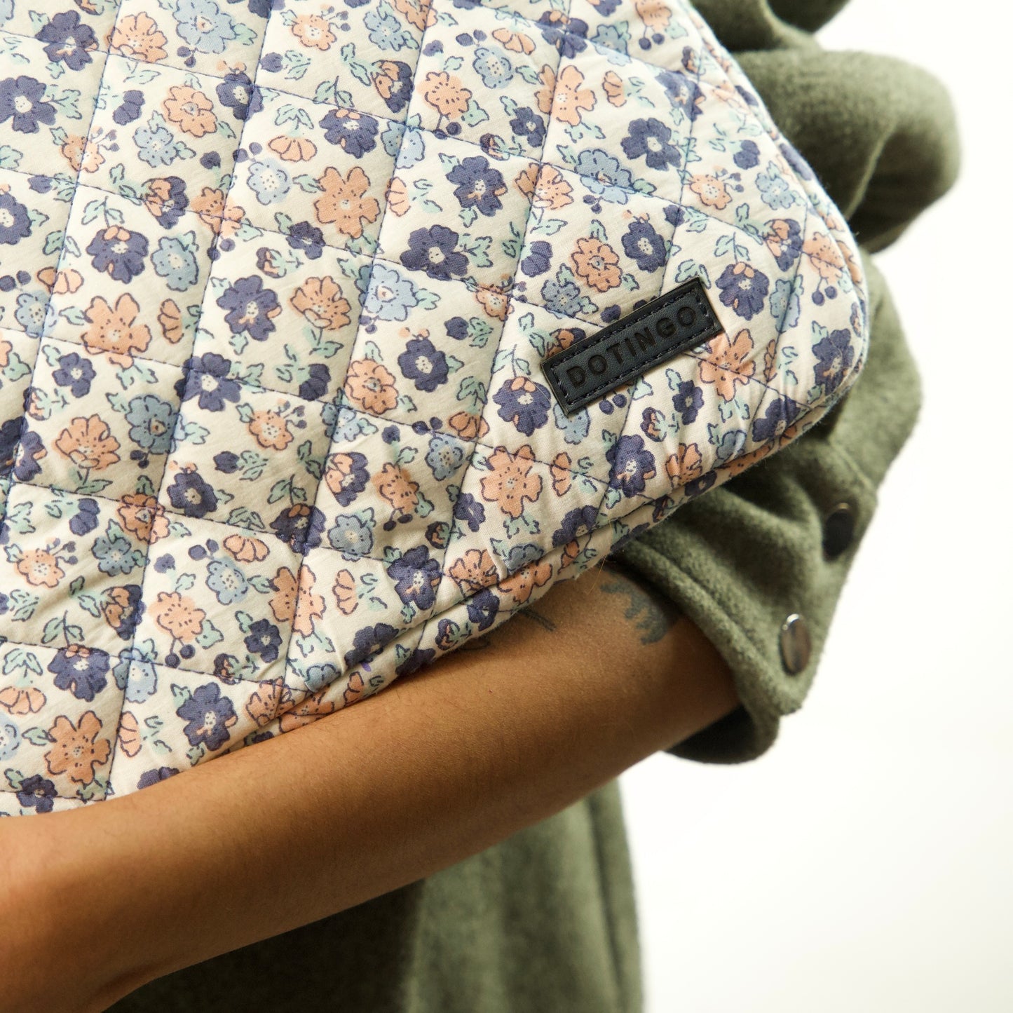 Blossom Breeze Quilted laptop Sleeve