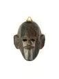 Miniature Hand Carved  Primitive Wall Mask (long Chin)