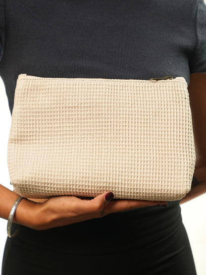 Monochrome Geometric Pouch