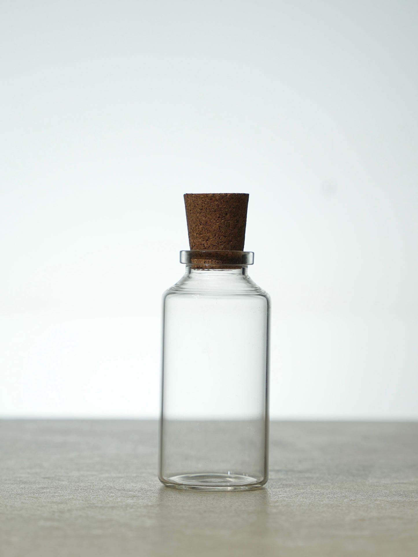 High Quality Glass Bottle With Cork Lid (100 ml); Set of 4