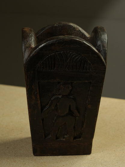 Handcrafted Antique wooden Tribal Vase