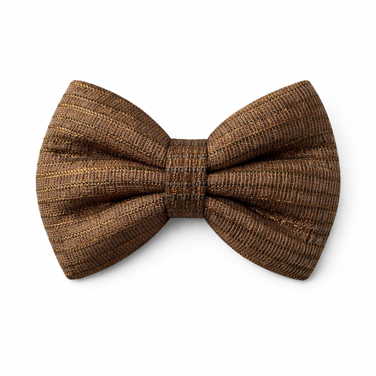 Golden brown party bow (large)