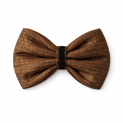 Golden brown party bow (small)