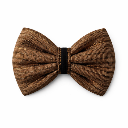 Golden brown party bow (large)