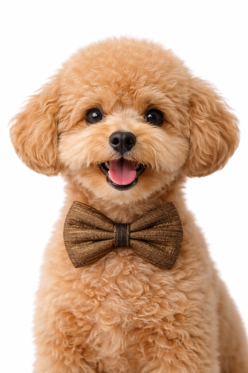 Golden brown party bow (small)