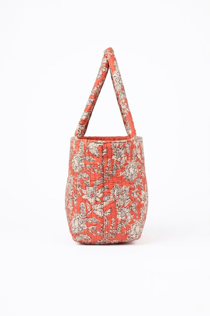Bloom tote bag with loop closure