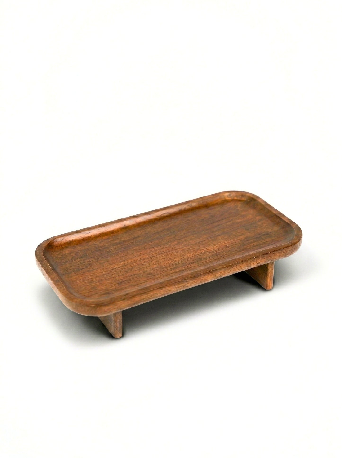 Hand Crafted Wooden Display Tray Stand