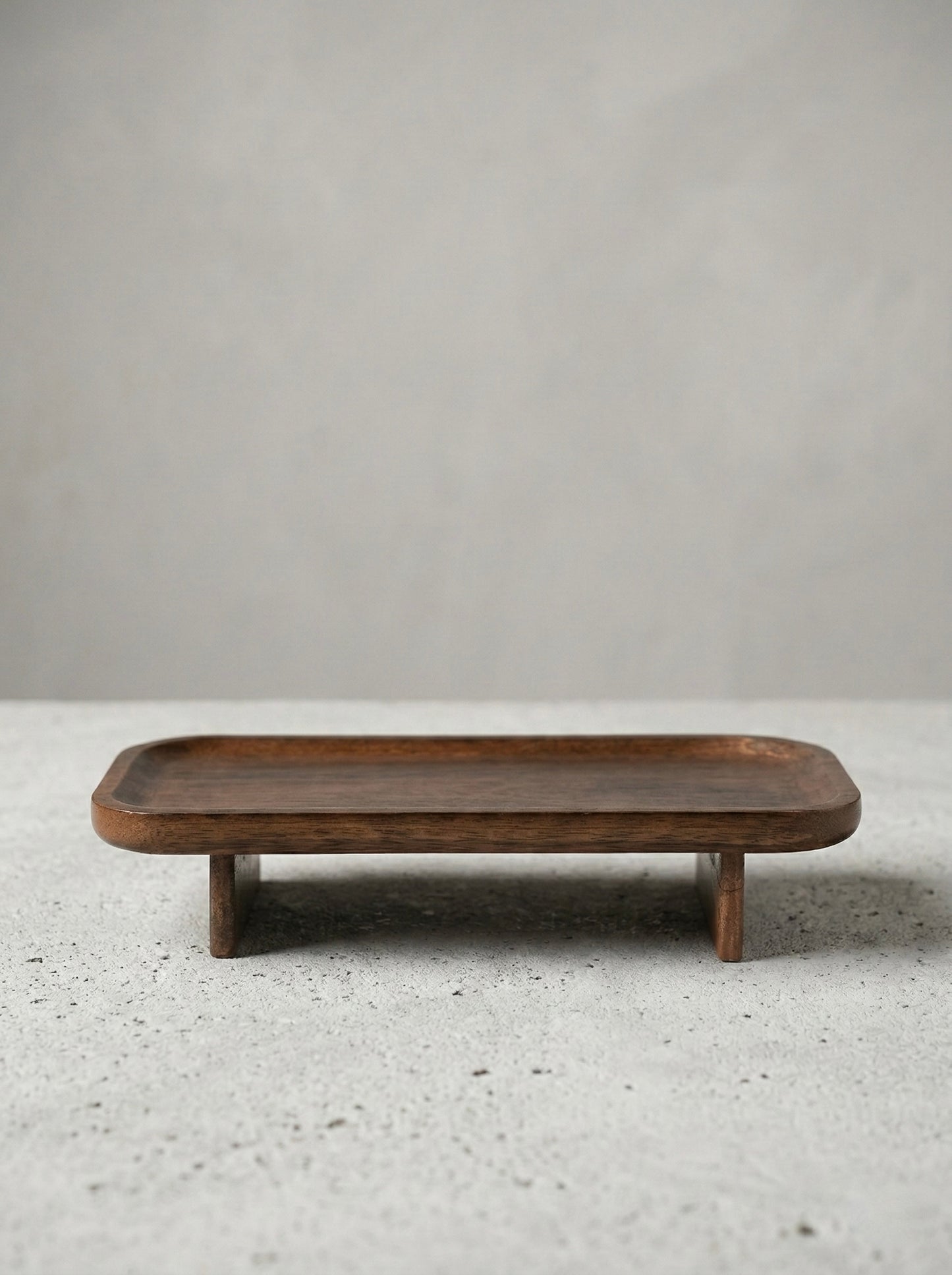 Hand Crafted Wooden Display Tray Stand