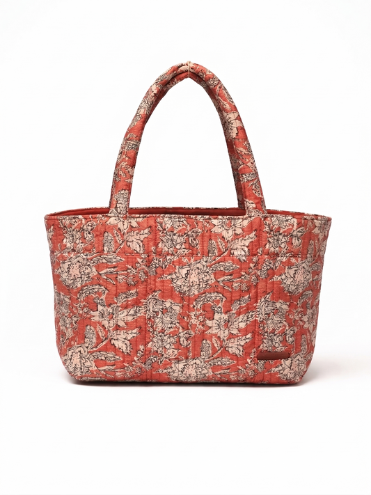 Bloom tote bag with loop closure
