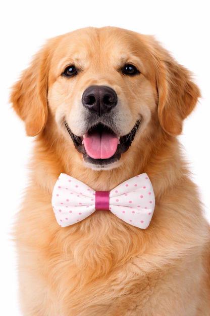 Cool polka dot bow (large)