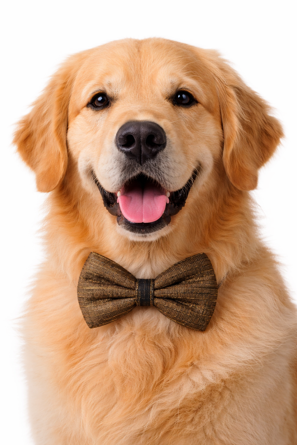 Golden brown party bow (large)