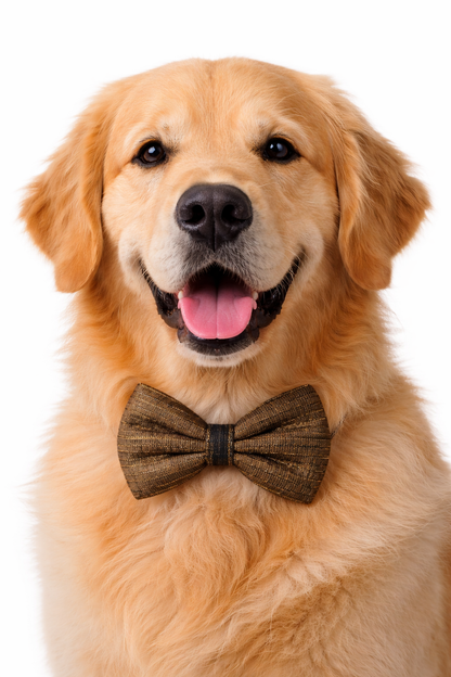 Golden brown party bow (large)