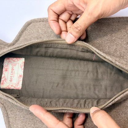 Warm Grey Hot Water Bottle