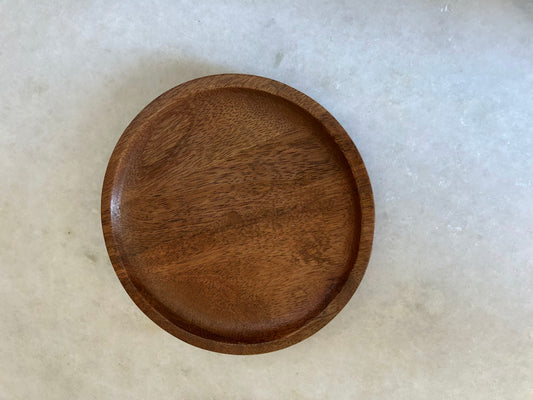 wooden plate