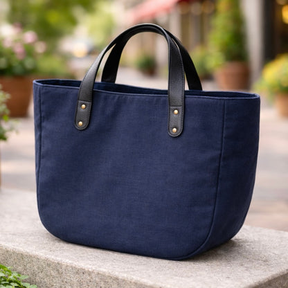 Artisan blue hand bag