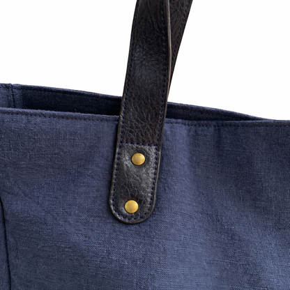 Artisan blue hand bag