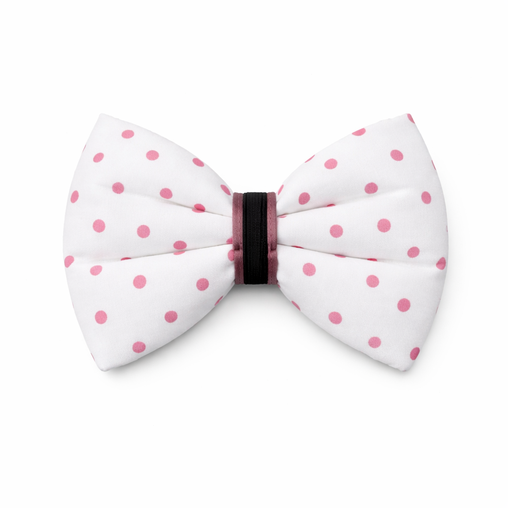 Cool polka dot bow (small)