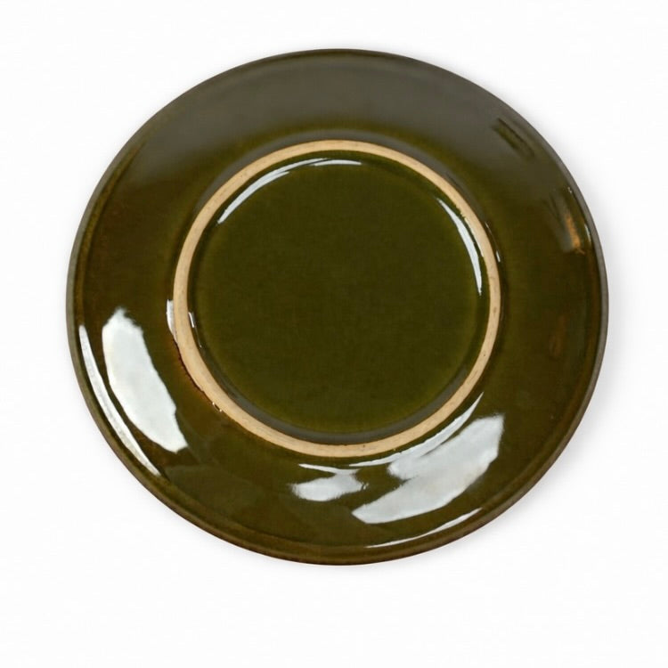 Olive rust side plate